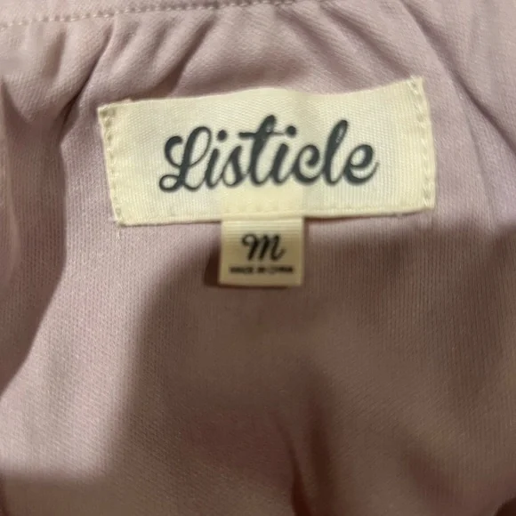 Listicle Eyelet Romper With Adjustable Straps And Pockets Size Medium - Picture 5 of 6